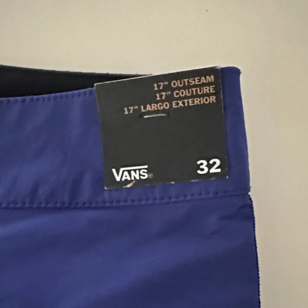 Vans Navy Board Shorts with White Accents